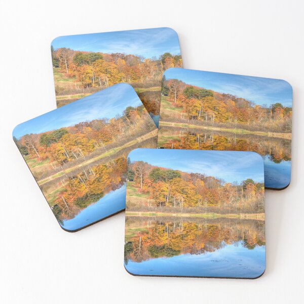 Item preview, Beautiful Autumn Lake Reflections in The Berkshires designed and sold by Javamba.