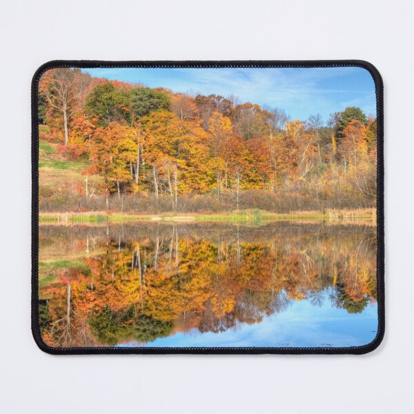 Item preview, Beautiful Autumn Lake Reflections in The Berkshires designed and sold by Javamba.