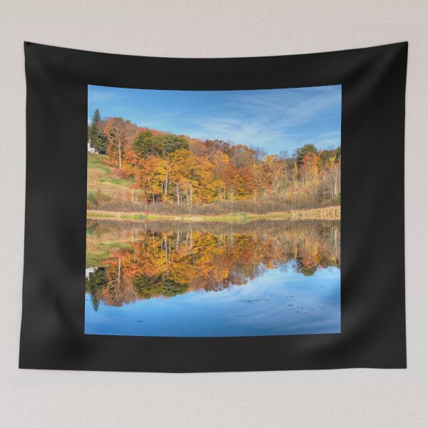 Item preview, Beautiful Autumn Lake Reflections in The Berkshires designed and sold by Javamba.