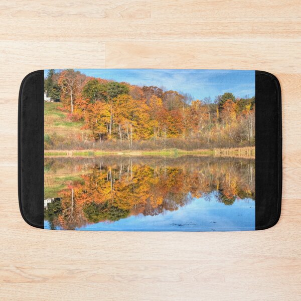 Item preview, Beautiful Autumn Lake Reflections in The Berkshires designed and sold by Javamba.