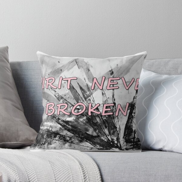 Item preview, Spirit never broken, inscription, great thinkers, philosopher, abcdef, writing letters designed and sold by NessArtByEwa.