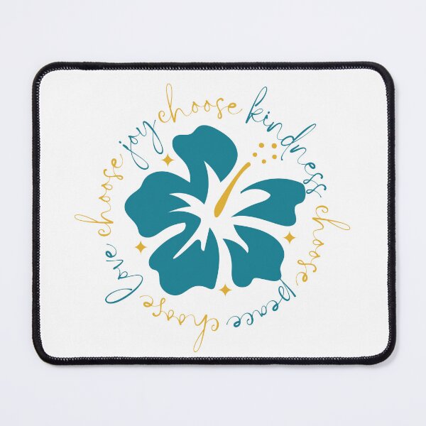 Item preview, CHOOSE KINDNESS CHOOSE PEACE CHOOSE LOVE CHOOSE JOY BLUE FLOWER designed and sold by Mercurial Merkaba.
