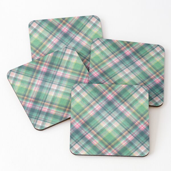 Item preview, green and pink plaid  designed and sold by EcMermaid1972.