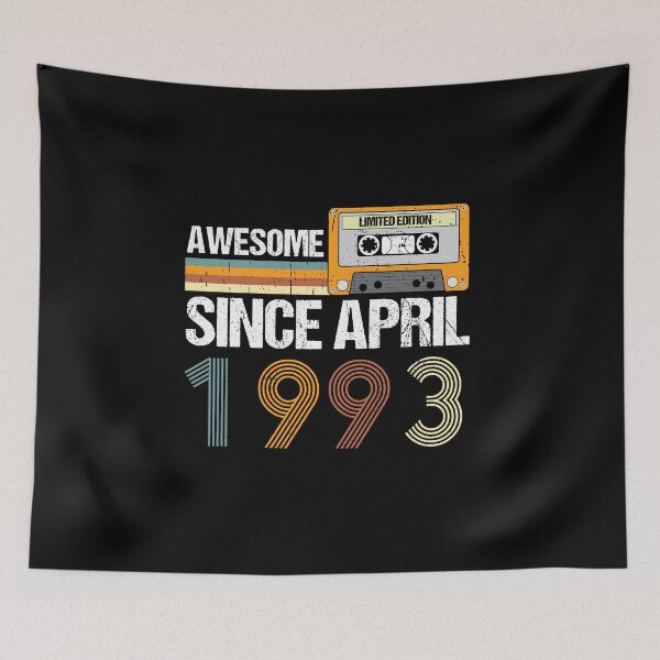 Item preview, Vintage 1993 29th Birthday Design: Awesome Since April 1993 designed and sold by AMINE  ★★★★★.