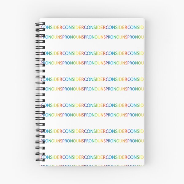 Item preview, Consider Peoples Pronouns  designed and sold by ClicksandShips.