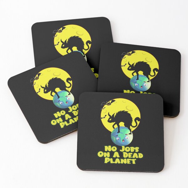 Item preview, No Jobs On A Dead Planet Spooky Cat designed and sold by roleshop.