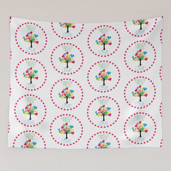 Item preview, Family Tree Love! (Red/Blue) designed and sold by PawsitiveMum.