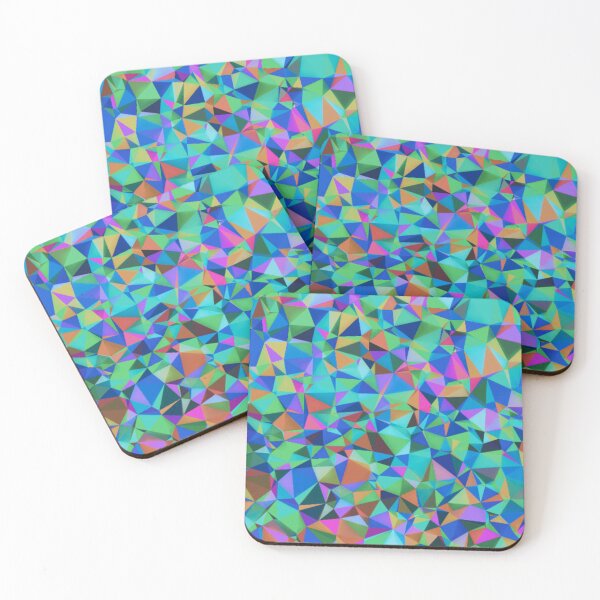 Item preview, Abstract multicolor geometric triangles  designed and sold by cutecrazytshirt.