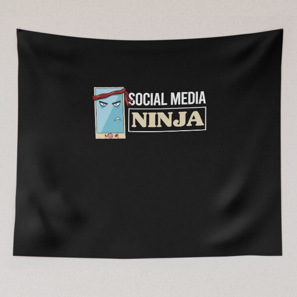 Item preview, Social Media Battle Social Media Ninja designed and sold by Printed-Memes.