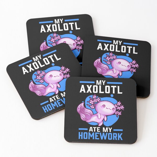 Item preview, Axolotl homework eaten aquatics amphibian designed and sold by madgrfx.