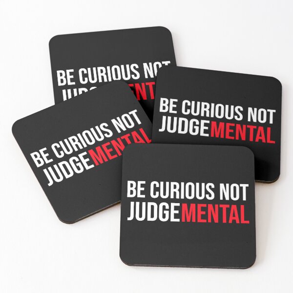 Item preview, Be Curious Not Judgemental, Judge Mental, Funny designed and sold by Light79.