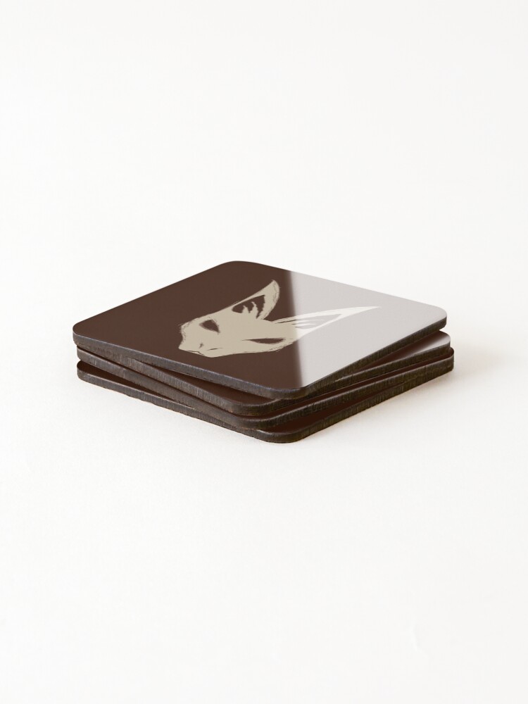 Thumbnail 4 of 5, Coasters (Set of 4), Scary Rabbit designed and sold by John-Frum.