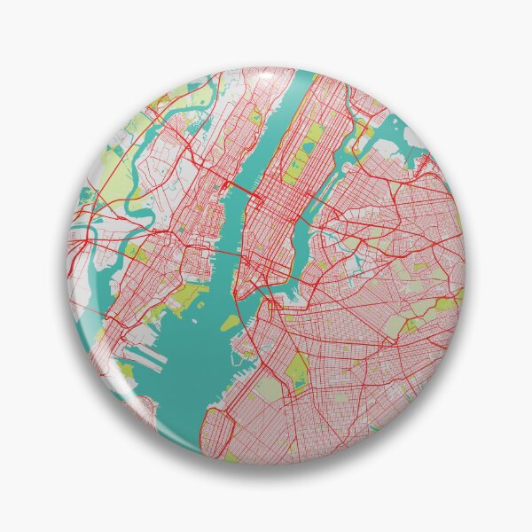 Item preview, Manhattan map artwork - Manhattan map wall art designed and sold by PostersProf1.