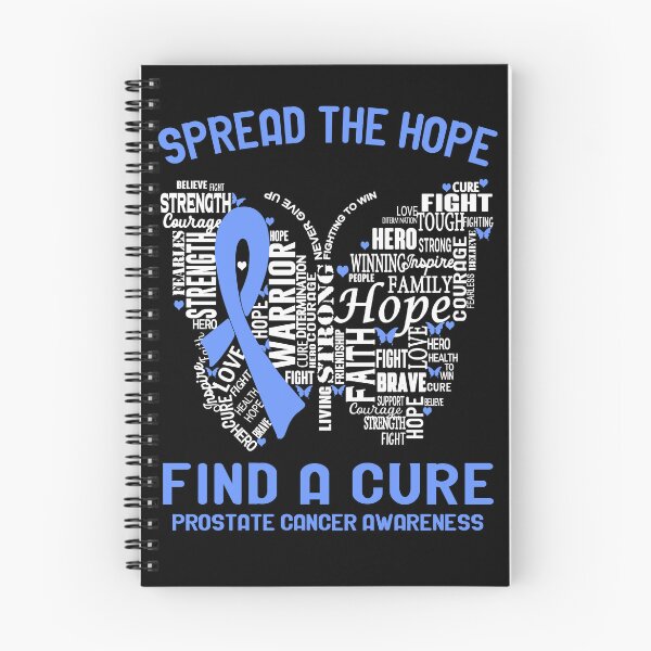 Item preview, Butterfly Ribbon Spread The Hope Find A Cure Prostate Cancer Awareness designed and sold by Tadmab.