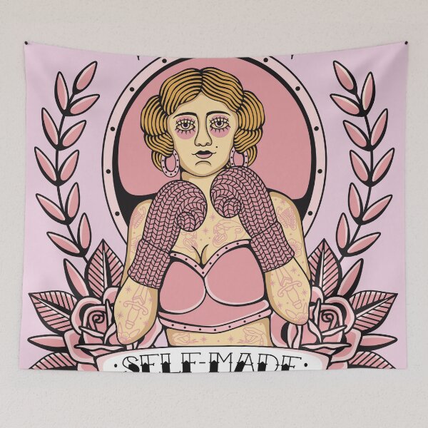 Item preview, SELF MADE - Traditional Tattoo Design for Knitters designed and sold by Knit-Club.