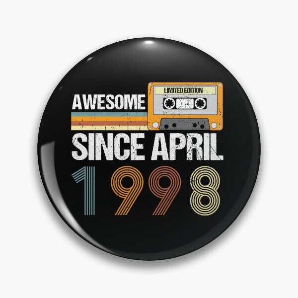 Item preview, Vintage 1998 24th Birthday Design: Awesome Since April 1998 designed and sold by AMINE  ★★★★★.