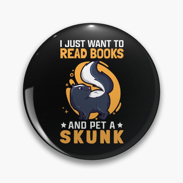 Item preview, Skunks and books skunk badger skunk designed and sold by madgrfx.