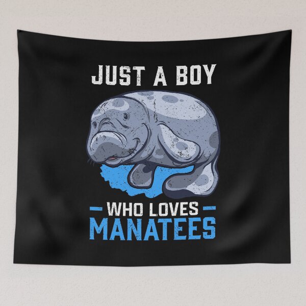 Item preview, Only a manatee boy loves manatee manatee designed and sold by madgrfx.