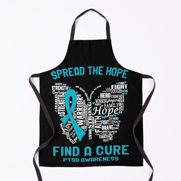 Item preview, Butterfly Ribbon Spread The Hope Find A Cure PTSD Awareness designed and sold by Tadmab.