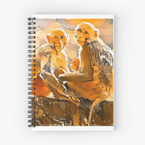Item preview, Two monkeys looking at me designed and sold by Cricri24.