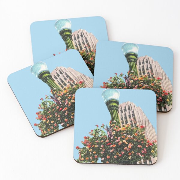 Item preview, PPL Building, Downtown Allentown, Lampost, Street light Allentown, flowers in lampost Allentown, Hamilton Sreet, Lehigh Valley designed and sold by Nostrathomas66.