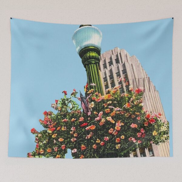 Item preview, PPL Building, Downtown Allentown, Lampost, Street light Allentown, flowers in lampost Allentown, Hamilton Sreet, Lehigh Valley designed and sold by Nostrathomas66.