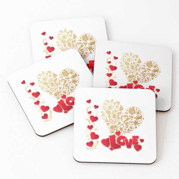 Item preview, Modern LOVE!  (Red) designed and sold by PawsitiveMum.