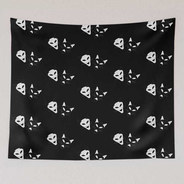 Item preview, Drama Cat Masks - dark design - for Theater designed and sold by Mindful-Designs.