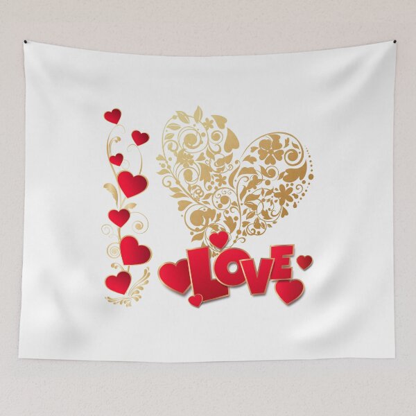 Item preview, Modern LOVE!  (Red) designed and sold by PawsitiveMum.