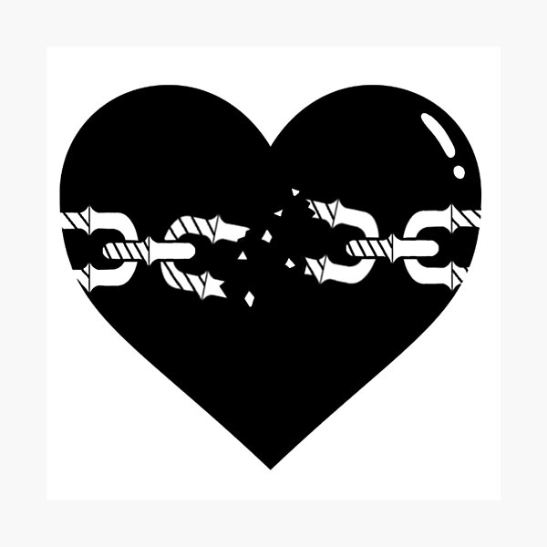 Item preview, Heart Broken Chains  designed and sold by hackedbyna.
