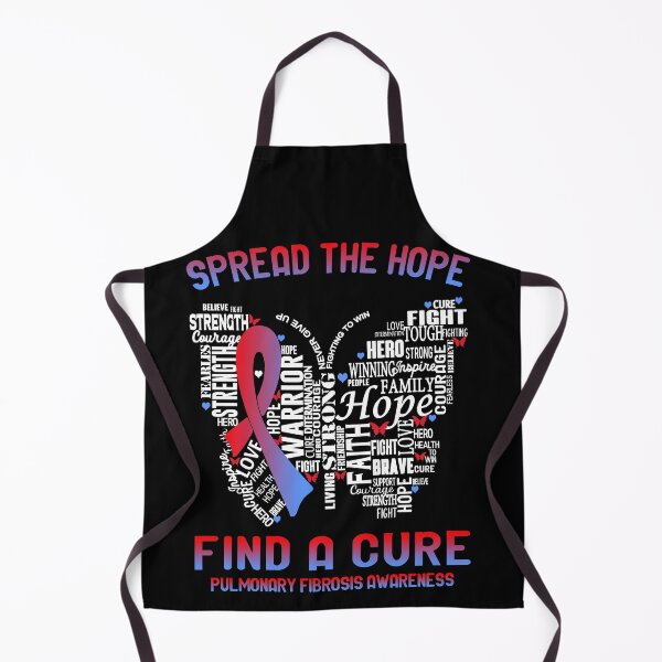 Item preview, Butterfly Ribbon Spread The Hope Find A Cure Pulmonary Fibrosis Awareness designed and sold by Tadmab.