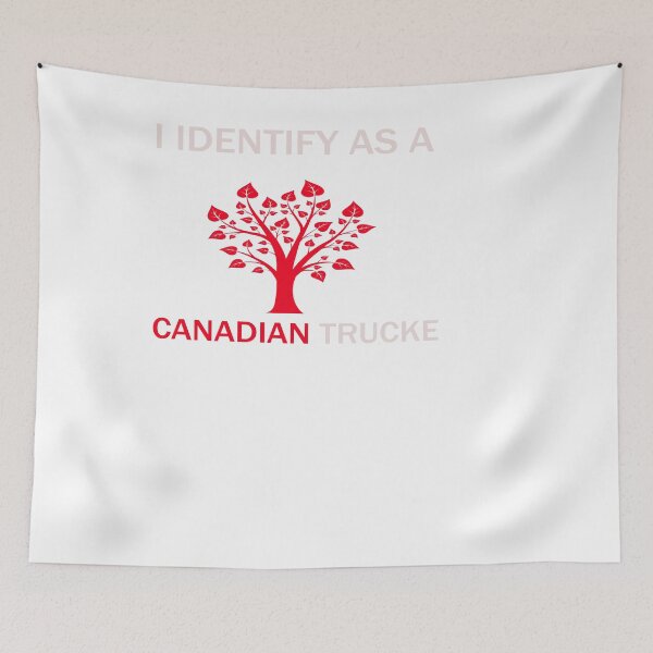 Item preview, Funny I Identify As A Canadian Trucker Freedom Convoy designed and sold by designreb.