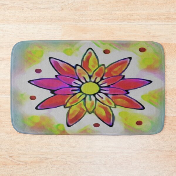 Item preview, Pink Starflower Pattern   designed and sold by MediaArtbyMara.