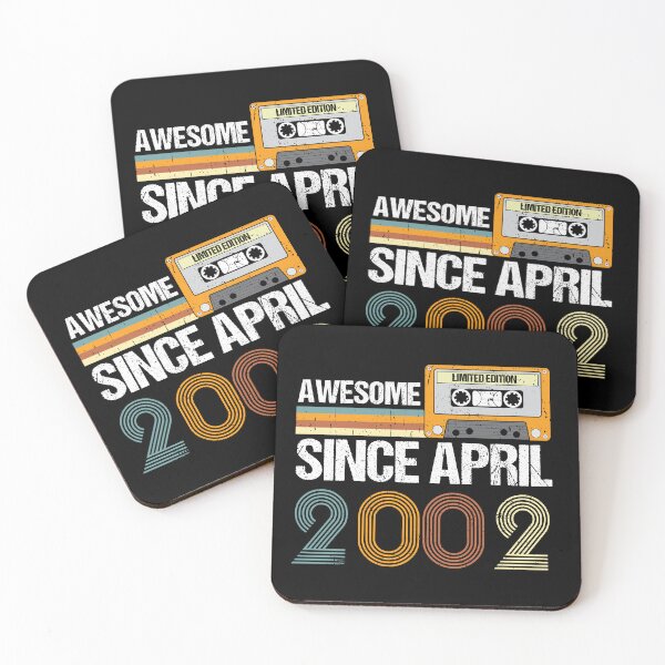 Item preview, Vintage 2002 20th Birthday Design: Awesome Since April 2002 designed and sold by AMINE  ★★★★★.