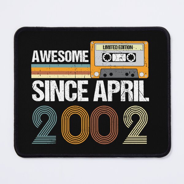 Item preview, Vintage 2002 20th Birthday Design: Awesome Since April 2002 designed and sold by AMINE ★★★★★.