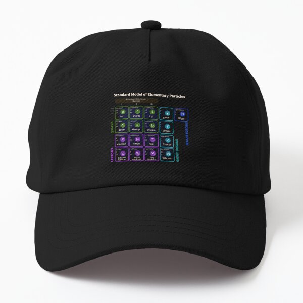 Standard Model Of Elementary Particles #Quarks #Leptons #GaugeBosons #ScalarBosons Bosons Dad Hat