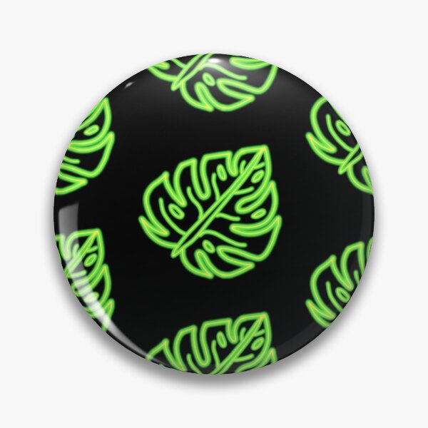 Item preview, Neon Green Monstera Leaf designed and sold by thesnowwhyte.