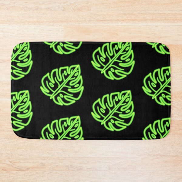 Item preview, Neon Green Monstera Leaf designed and sold by thesnowwhyte.
