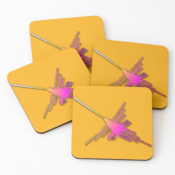 Item preview, 8 Bit Retro Video Game Nazca Lines Hummingbird designed and sold by Almdrs.