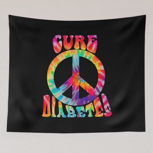 Item preview, Cure Diabetes TieDye designed and sold by CatGirl101.