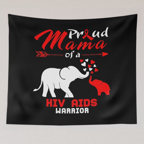 Item preview, Proud Mama Of A Hiv Aids Warrior designed and sold by heppenp.