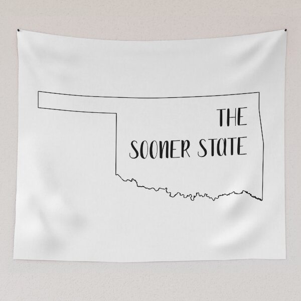 Item preview, Oklahoma state outline - The sooner state designed and sold by J---store.