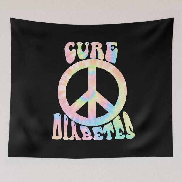 Item preview, Cure Diabetes TieDye designed and sold by CatGirl101.