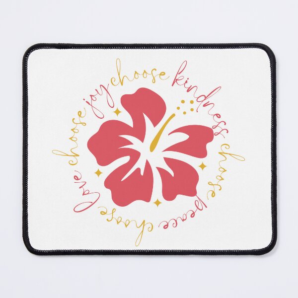 Item preview, CHOOSE KINDNESS CHOOSE PEACE CHOOSE LOVE CHOOSE JOY PINK FLOWER designed and sold by Mercurial Merkaba.