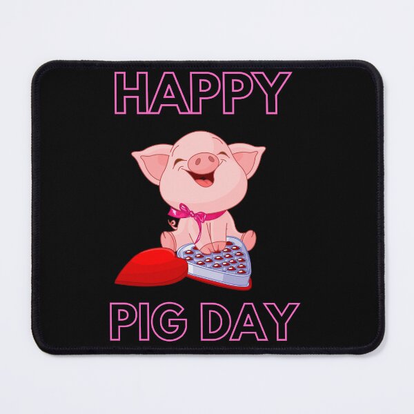 Item preview,  Funny Happy Pig day , Pig lovers designed and sold by JUSTDOIT ⭐⭐⭐⭐⭐.