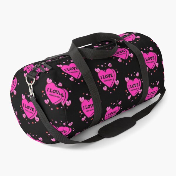 Item preview, You love Video Games -- hearts, winking, smile designed and sold by glitchman2.