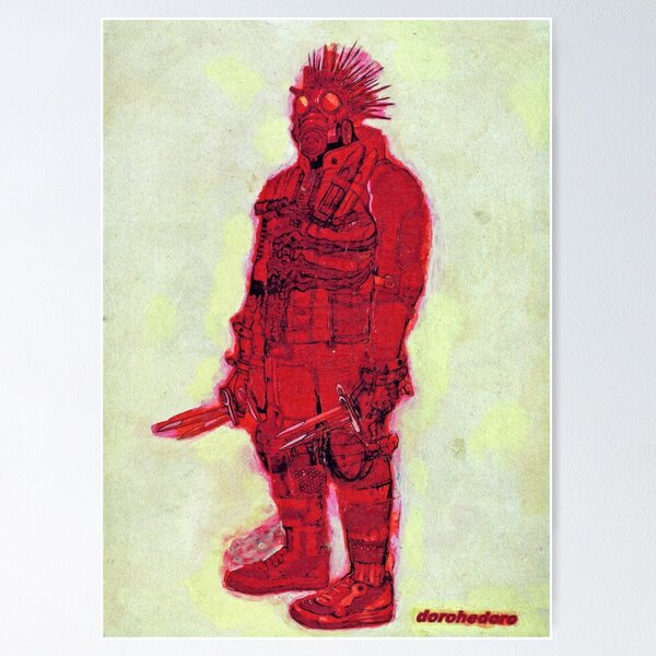 Vista previa del artículo con la obra «Kaiman - Dorohedoro», diseñado y vendido por B1snas.