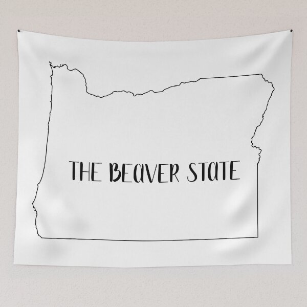 Item preview, Oregon state outline - The Beaver State designed and sold by J---store.