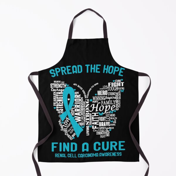 Item preview, Butterfly Ribbon Spread The Hope Find A Cure Renal Cell Carcinoma Awareness designed and sold by Tadmab.