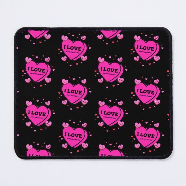 Item preview, You love Arts And Crafts -- hearts, winking, smile designed and sold by glitchman2.
